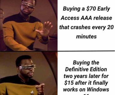 Patience is the key not only for the game itself but...