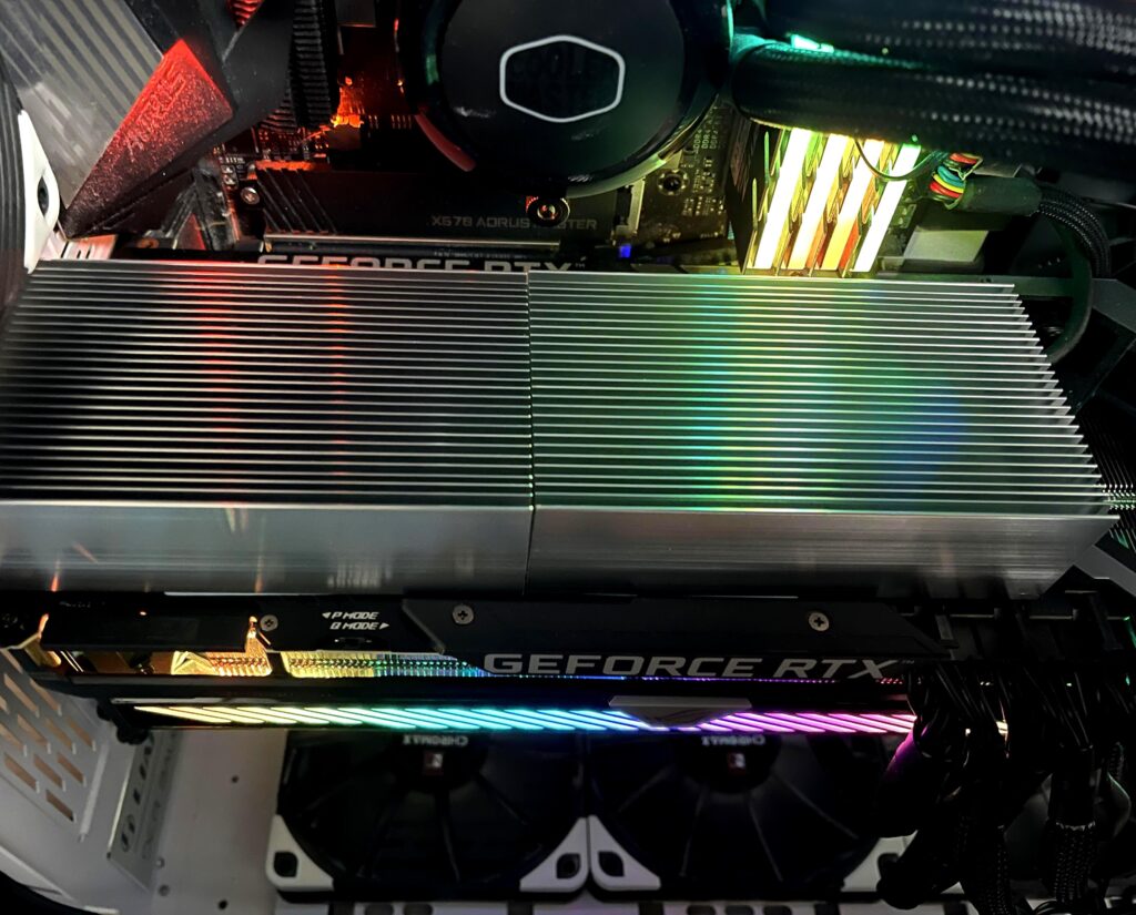 3090 Back memory cooling solution