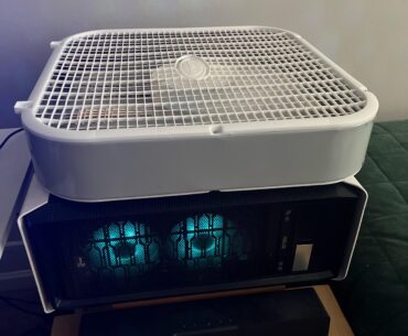 Has anybody used a box fan like this to cool their PC?