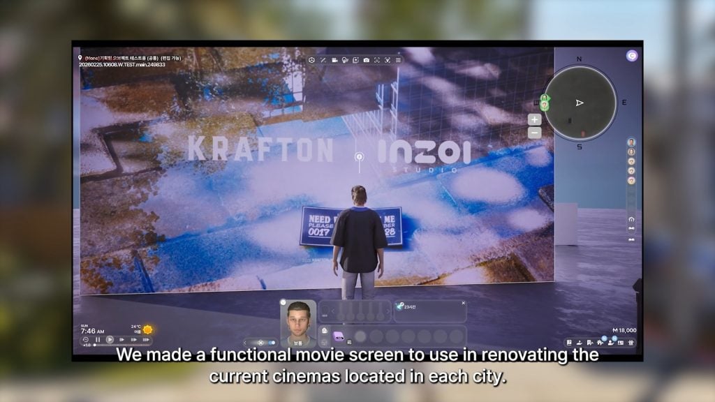 InZOI Update for March 26th, 2026: Graphics Optimization, New Crime Opportunities, and Movies! 19 moviescreen2