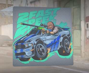 2 Fast 2 Peek Sticker for (Auto Racing) W or L ?