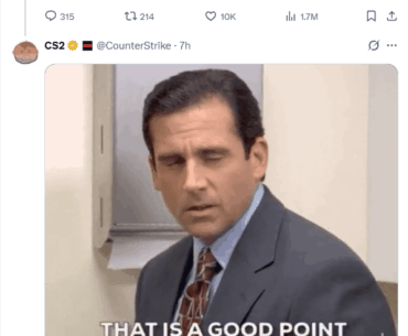 CS2 reply to Fortnite pro Clix stating that Fortnite is the hardest esport: