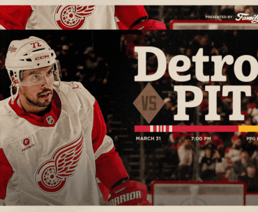 PREVIEW: Red Wings take their playoff push on the road, begin three-game swing Tuesday versus Penguins