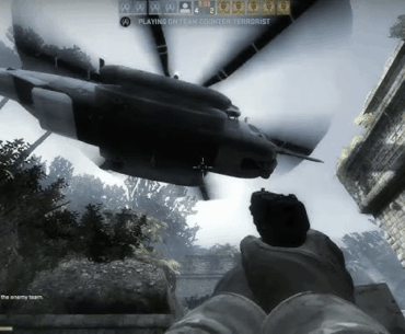 We used to get dropped in from a helicopter, flying away afterwards. Giving a lot of immersion