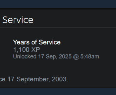 I've been using Steam a lot longer than I thought...