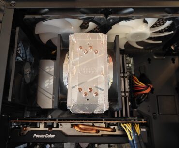 Aluminum tape on heatsink?