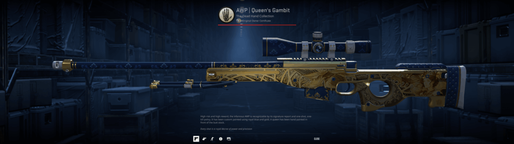 Hey, I’m new to both the game and Reddit, so sorry if this is formatted weird. I pulled a Queen’s Gambit FN from the Dead Hand terminal- was that a lucky drop?