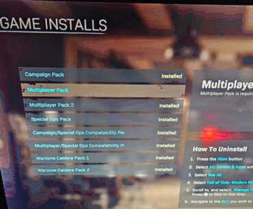 Can't install multiplayer pack 1 for xbox