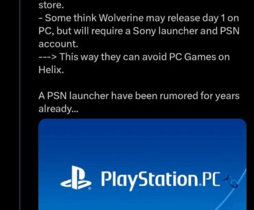 RUMOR: Sony is reportedly launching a PC launcher and games will be available day one on PC