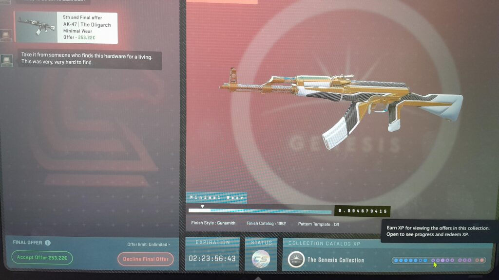 am I stupid or is the arms dealer just a scam lowky?