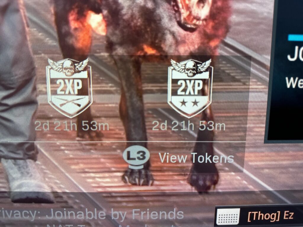 Random 3 day double XP ?