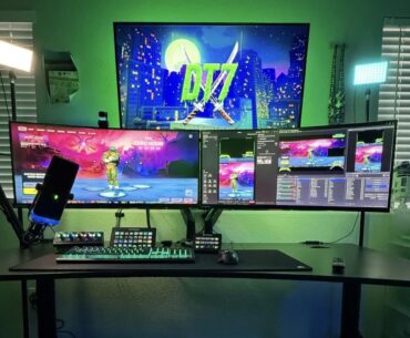 Here’s my WFH/gaming/streaming battle station.