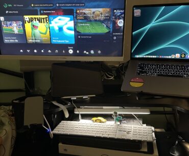 Super minimalist setup - gaming for 4 months already though