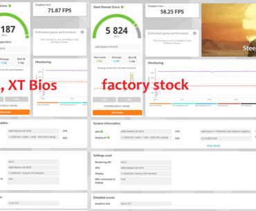 9070 with XT Bios, 20%+ very impressive improvements.