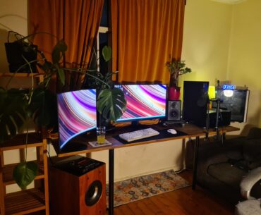 Trying to make this as nice as possible with second hand/free stuff and some aliexpress posters 🥲