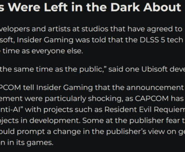 Tom Henderson interviewed devs who supposedly "approved" DLSS 5, they didn't know it even existed.