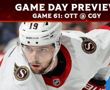 Sens head to Calgary for final game before deadline