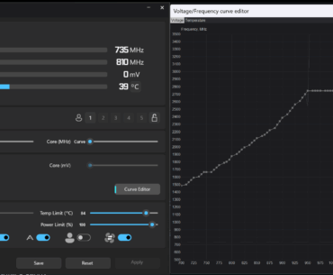 Please recommend curve editor values for the RTX 4090