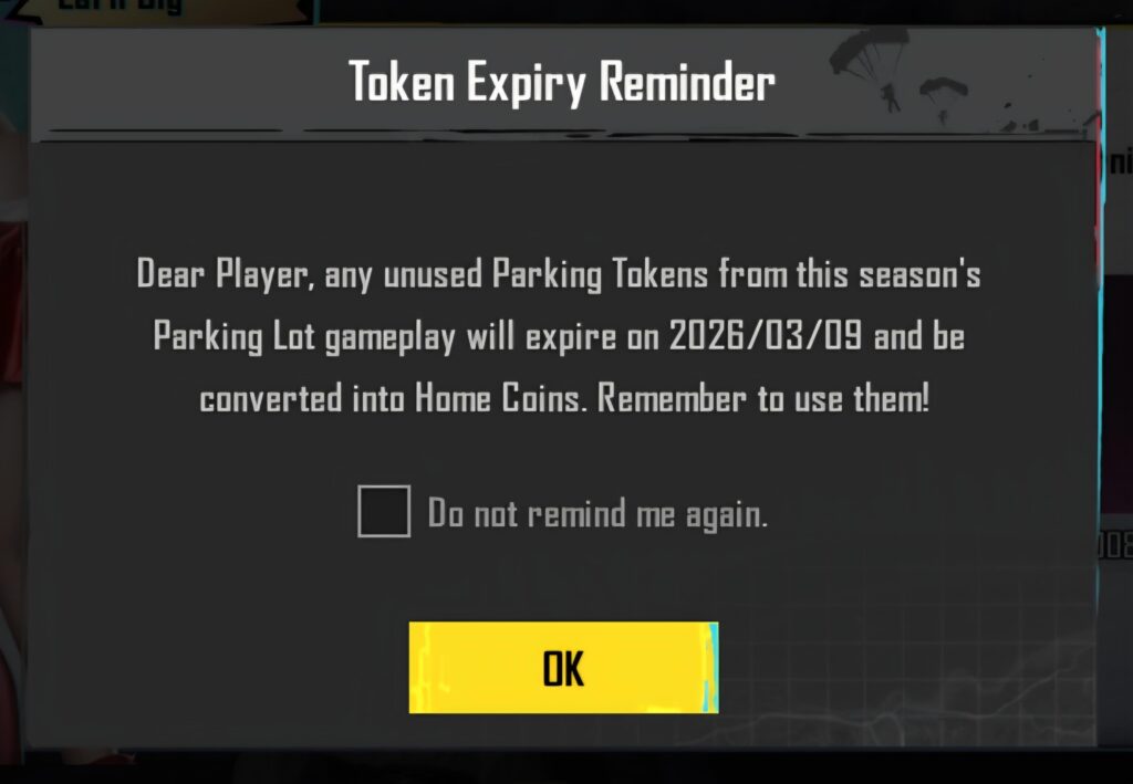 parking tokens