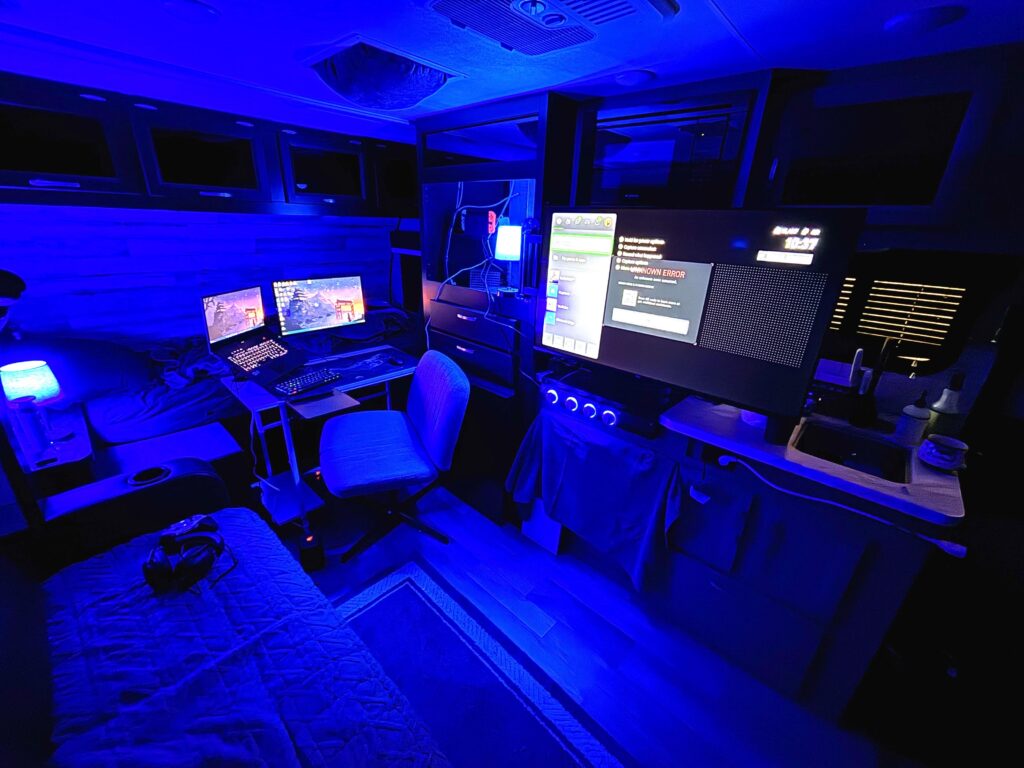 Off Grid small RV Battlestation