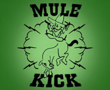 Mule Kick advertisement poster