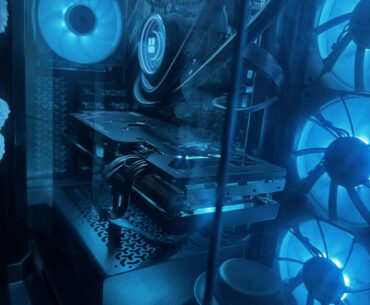 Under stairs pc set ups ..