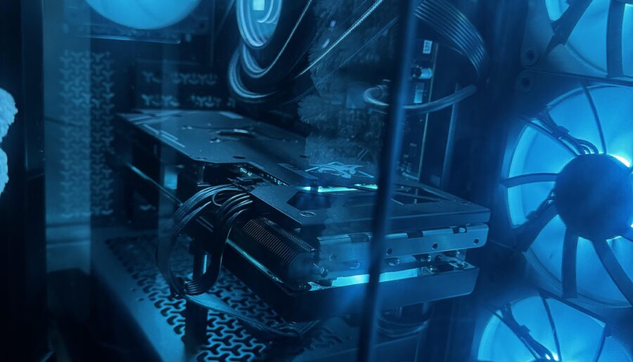 Under stairs pc set ups ..