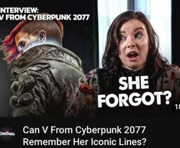 New video of Cherami trying to remember lines from Cyberpunk