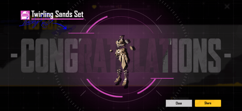 Really happy about this free draw with ticket earned 😁