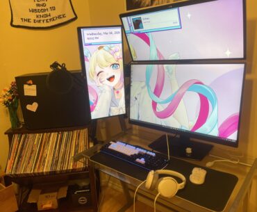 Cable management on a glass desk is such a pain