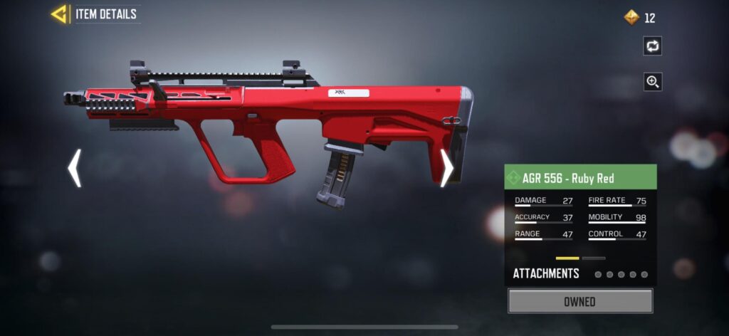 Surprisingly Sleek Uncommon Camo - AGR 556 Ruby Red