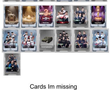 Updated list: anyone is up for a trade?