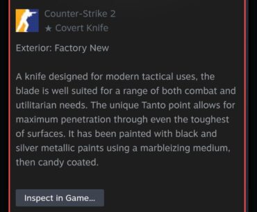 Bought a knife on steam market, looked it up on CSfloat and its top 9 in wear rating. Did I luck out?