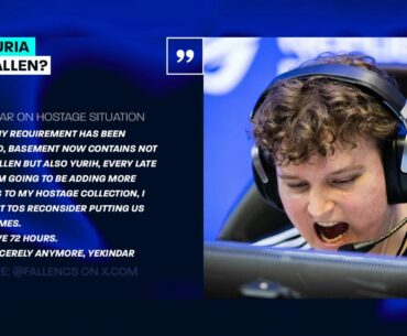YEKINDAR has taken another hostage since his demands for earlier games have not been met