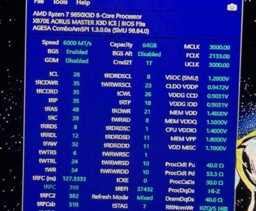 Ram Timing Suggestions