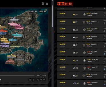 PUBG BRIDGE is cheap mix of Pubg.sh and op.gg/pubg lookup