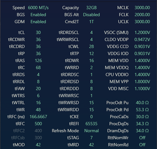9950X3D + 6000Mhz oc ram not stable