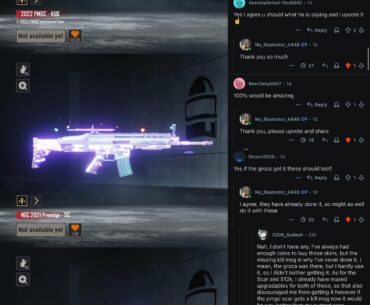 Community Request: PMGC Guns should get Elimination broadcast. (75+ Player Responses, Dev Acknowledged)