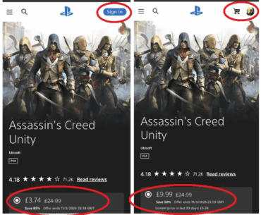 PSN user logged in and price increased. You cant make this up. lmao