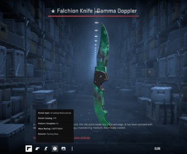 I got a knife on the second case