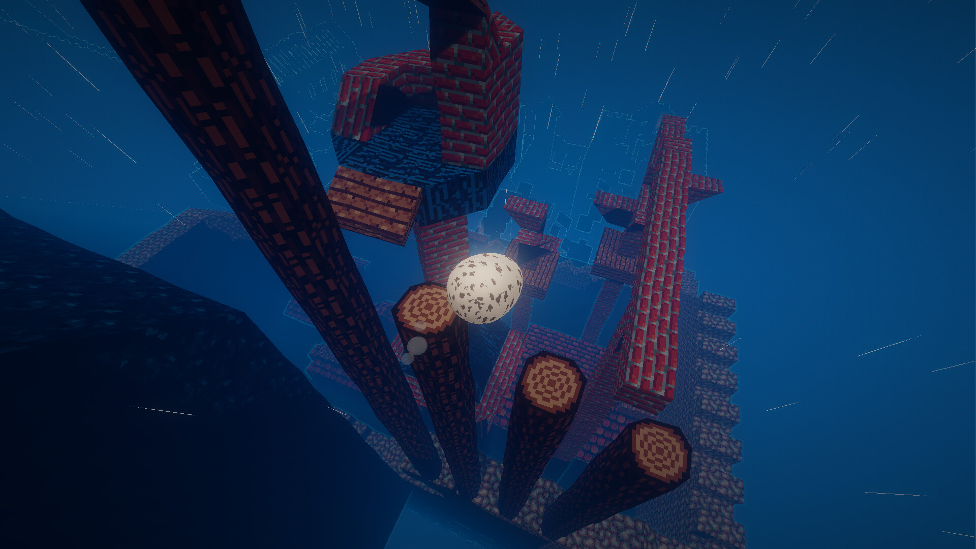 A screenshot from the video game Oeuf.