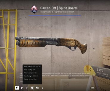 I'm new to cs so I don't know what people are looking for and pulled pattern: 666 on spirit board is it worth anything or just a cool coincidence?
