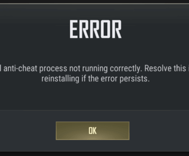 Your client will close in 10 seconds due to critical anti-cheat process not running correctly. Resolve this issue by verifying the integrity of your game files or reinstalling if error persists.