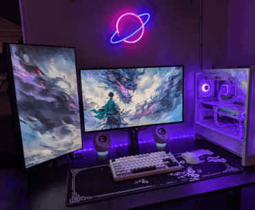 Got a new desk, still kinda a work in progress