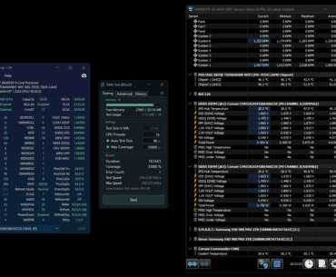 CL-26 6400 1.65 VDD on the 9850X3D with 1.2 VSOC. 35,000% Karhu (10 Hours).
