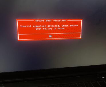 Secure boot on = faceit works