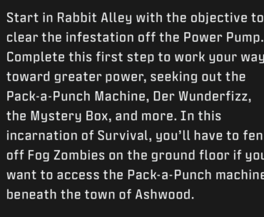 Something the community missed with the blog, is that (like mars survival) ashwood has a unique aspect to it.