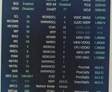 Further recommendations for 6000mhz cl28 with 7800x3d