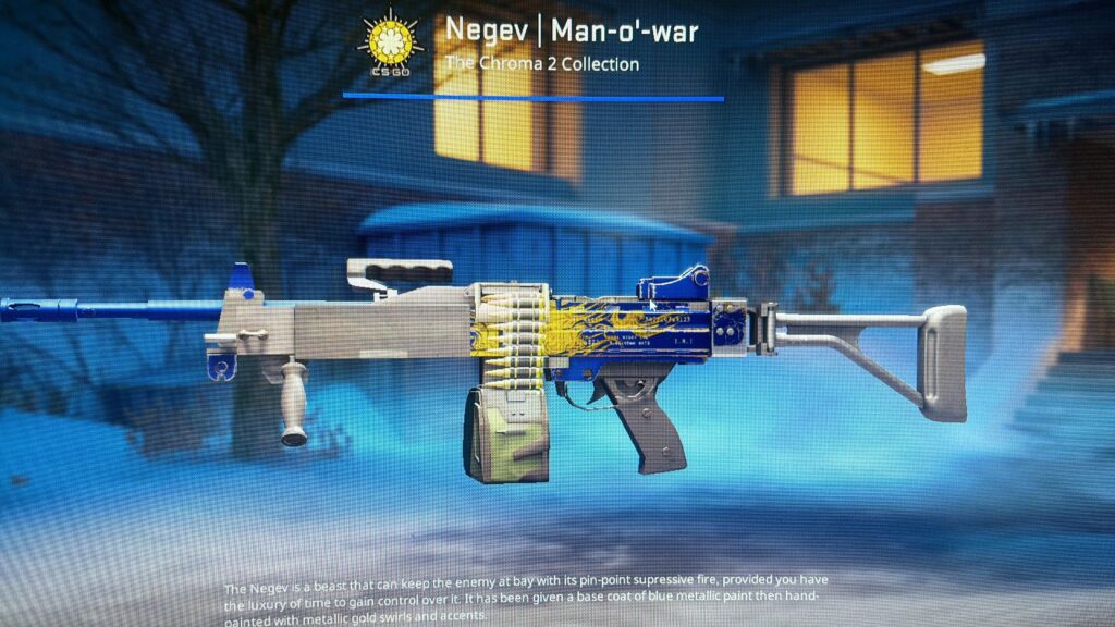 Half skinned weapon ¿