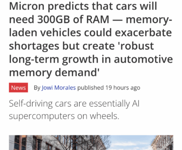 What do you think about self driving supercomputers?